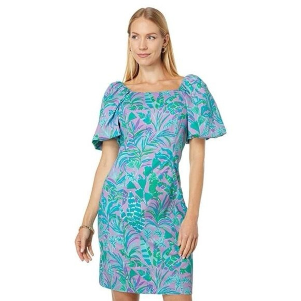 🌴 Lilly Pulitzer Lettie Purple Iris on the Chase Dress 14 LIKE NEW GORGEOUS